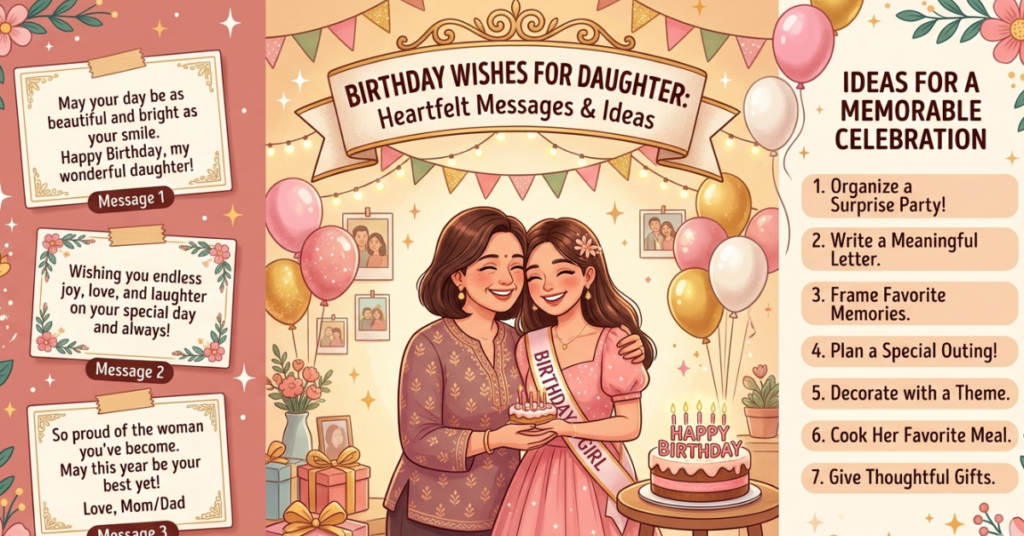 Birthday Wishes for Daughter: Heartfelt Messages & Ideas