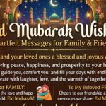Eid Mubarak Wishes: Heartfelt Messages for Family & Friends