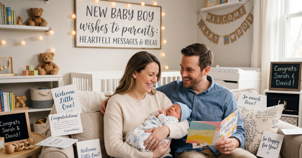 New Baby Boy Wishes to Parents: Heartfelt Messages & Ideas