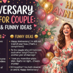Anniversary Wishes for Couple: Heartfelt & Funny Ideas