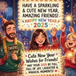 Cute New Year Wishes for Friends: Heart Touching Messages