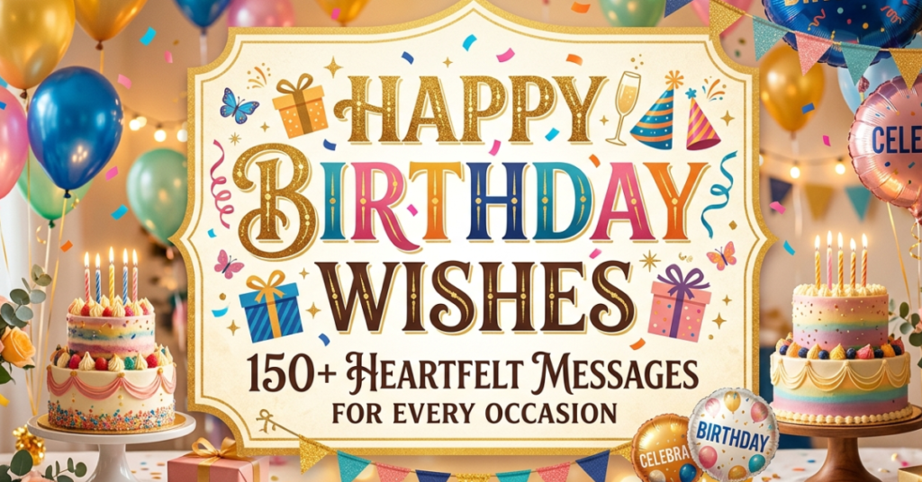 Happy Birthday Wishes: Heartfelt Messages for Every Occasion