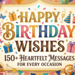 Happy Birthday Wishes: Heartfelt Messages for Every Occasion