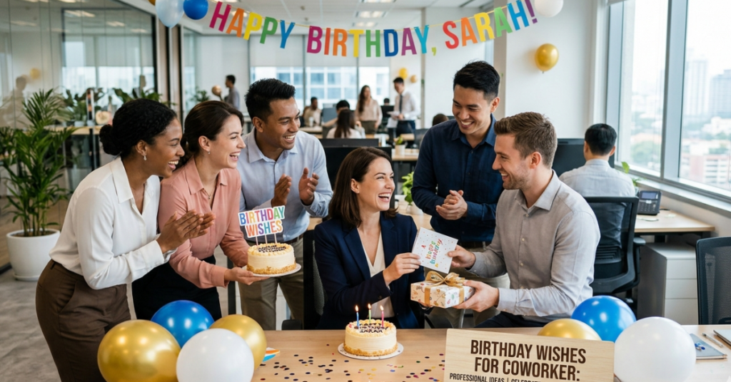 Birthday Wishes for Coworker: Professional Ideas