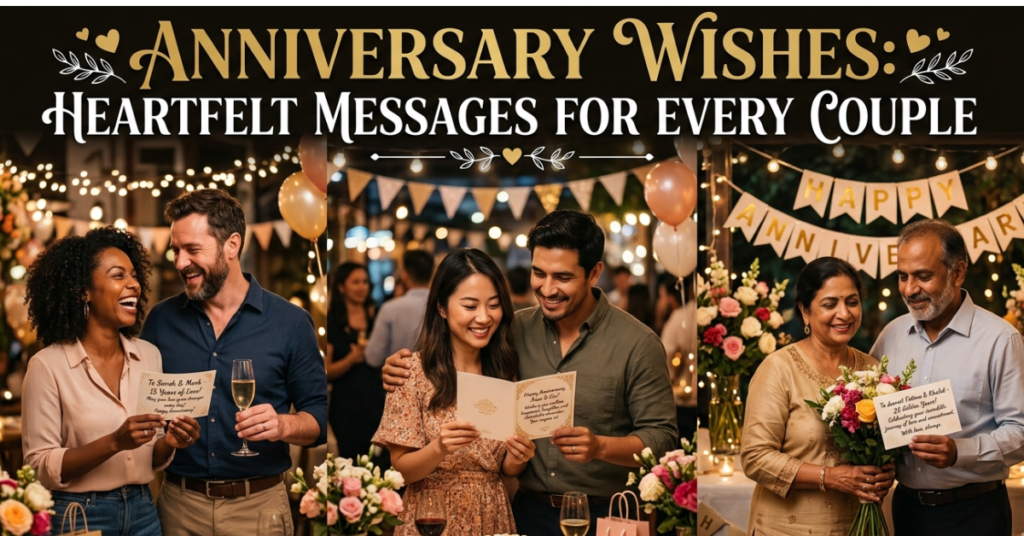 Anniversary Wishes: Heartfelt Messages for Every Couple