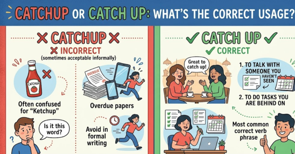 Catchup or Catch Up What’s the Correct Usage