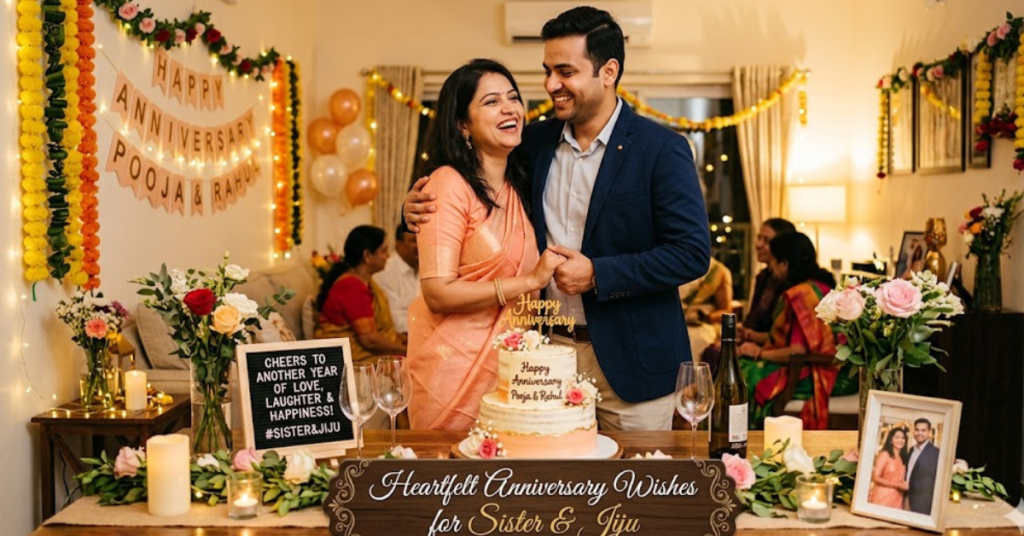 Heartfelt Anniversary Wishes for Sister & Jiju
