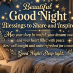 Beautiful Good Night Blessings to Share and Inspire