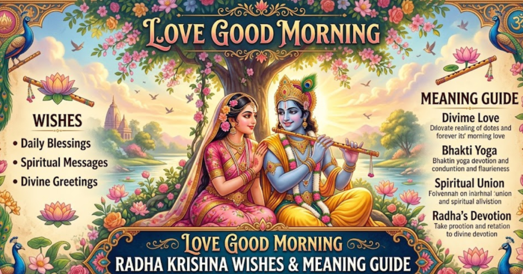 Love Good Morning Radha Krishna Wishes & Meaning Guide