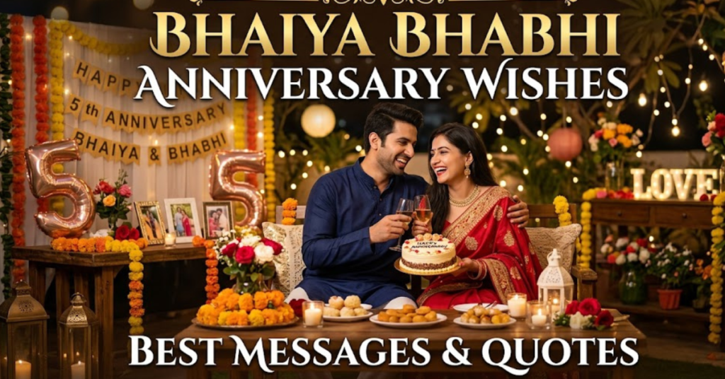 Bhaiya Bhabhi Anniversary Wishes: Best Messages & Quotes