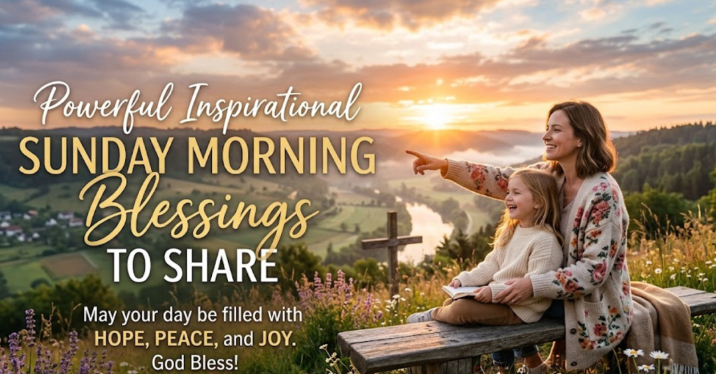 Powerful Inspirational Sunday Morning Blessings to Share