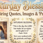 Saturday Blessings: Inspiring Quotes, Images & Prayers