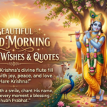 Beautiful Good Morning Krishna Wishes & Quotes
