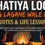 Ghatiya Logo Aag Lagane Wale Log Quotes & Life Lessons