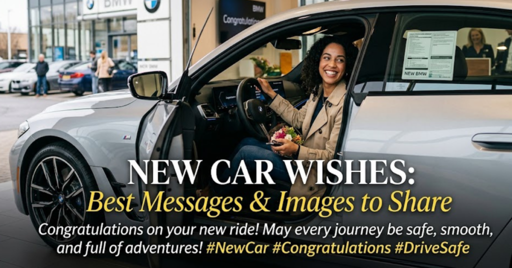 New Car Wishes: Best Messages & Images to Share
