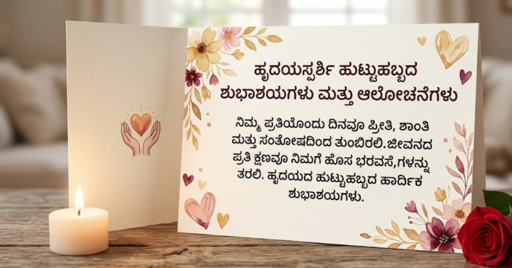 Heart Touching Birthday Wishes in Kannada Thoughts