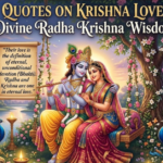 Quotes on Krishna Love: Divine Radha Krishna Wisdom