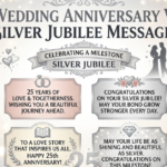 25th Wedding Anniversary Wishes: Silver Jubilee Messages
