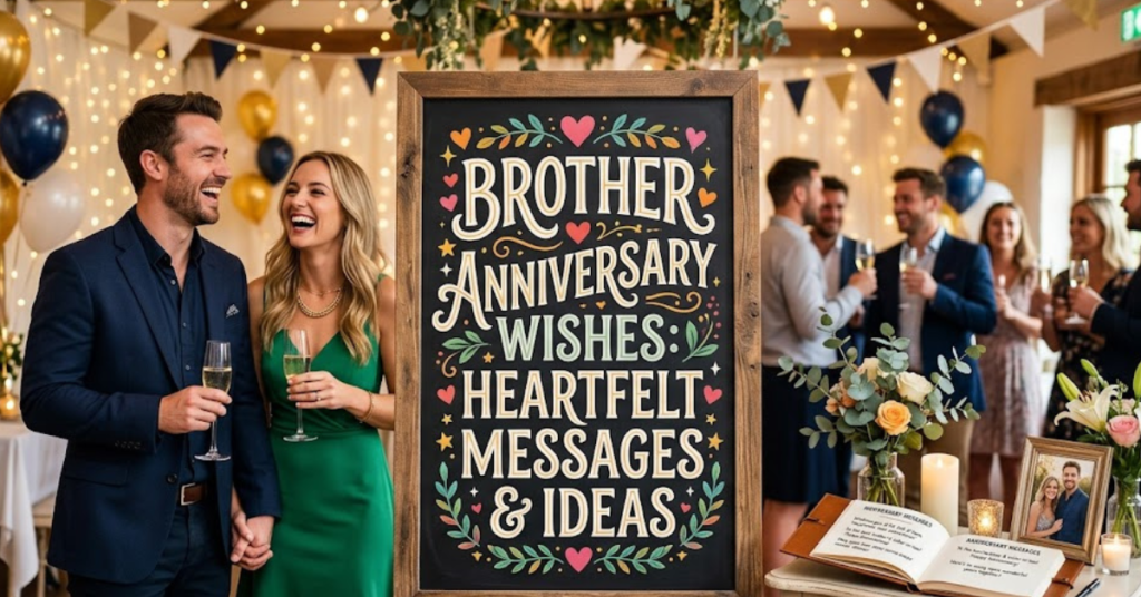 Brother Anniversary Wishes: Heartfelt Messages & Ideas