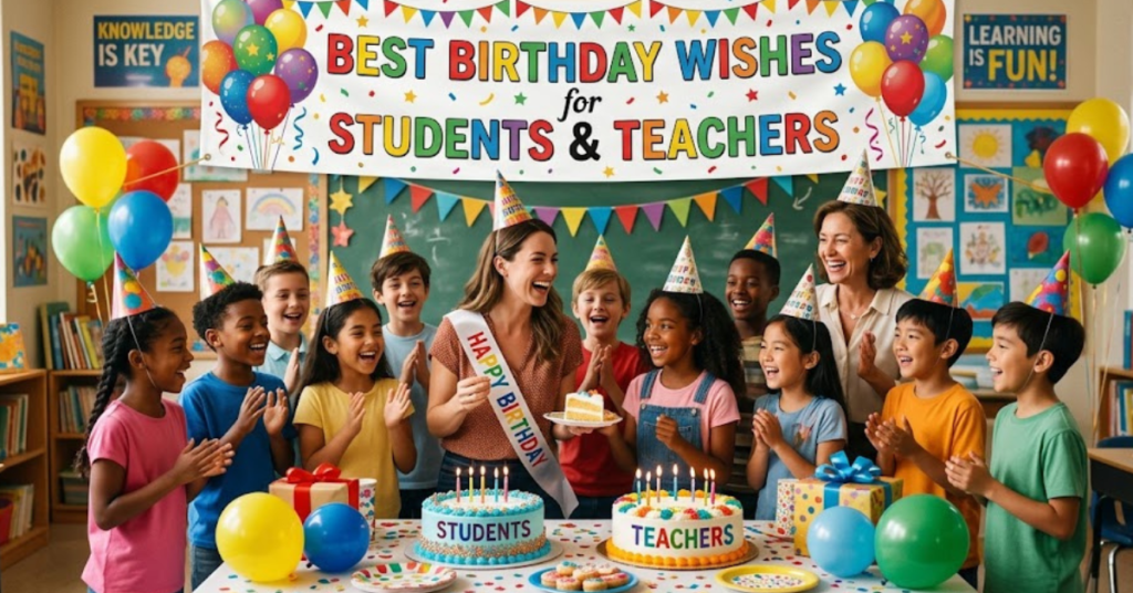 Best Birthday Wishes for Students & Teachers