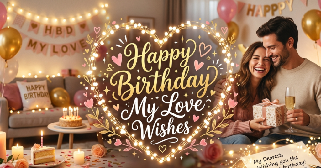 Happy Birthday My Love Wishes: Heartfelt Messages & Ideas
