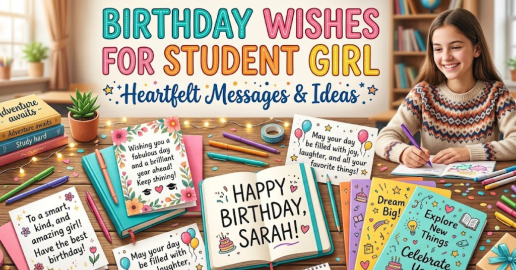 Birthday Wishes for Student Girl: Heartfelt Messages & Ideas