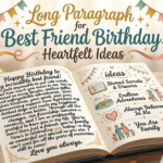 Long Paragraph for Best Friend Birthday: Heartfelt Ideas