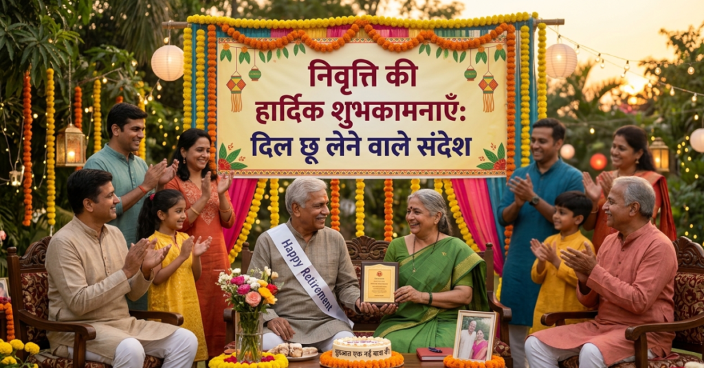 retirement wishes in hindi
