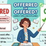 Offerred or Offered Correct Spelling Explained