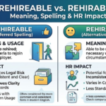 Rehireable or Rehirable: Meaning, Spelling & HR Impact