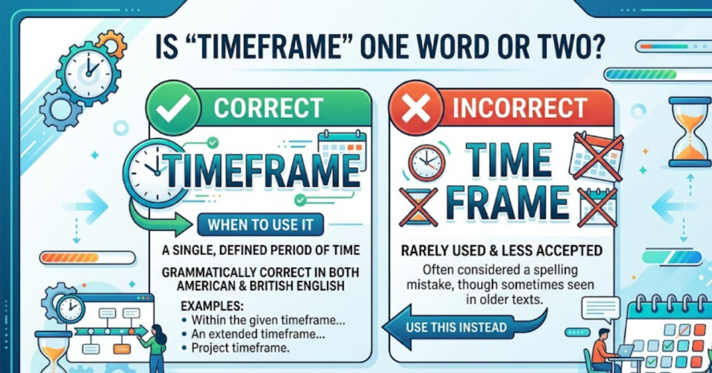 Is “Timeframe” One Word or Two? (Clear Answer)